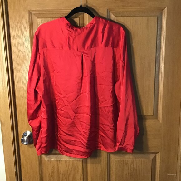 Oblige Red Blouse - Picture 2 of 2